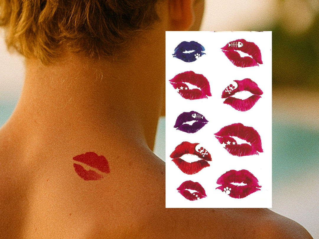 Lip Print Tattoos