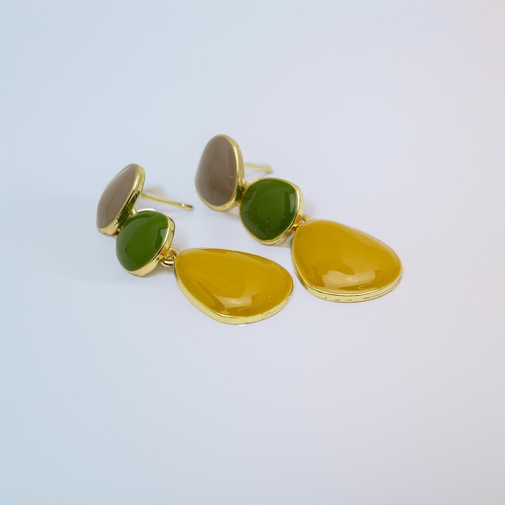 Multicolor Resin Earrings