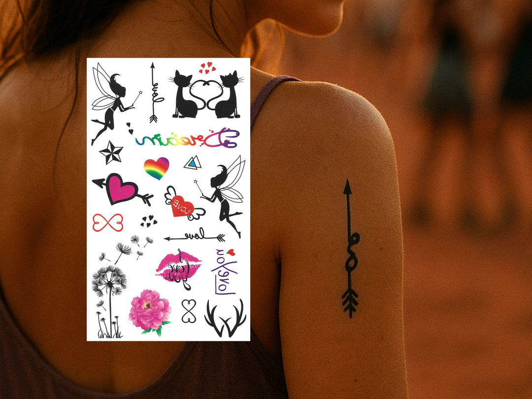 Magical Fairy & Arrow Tattoo