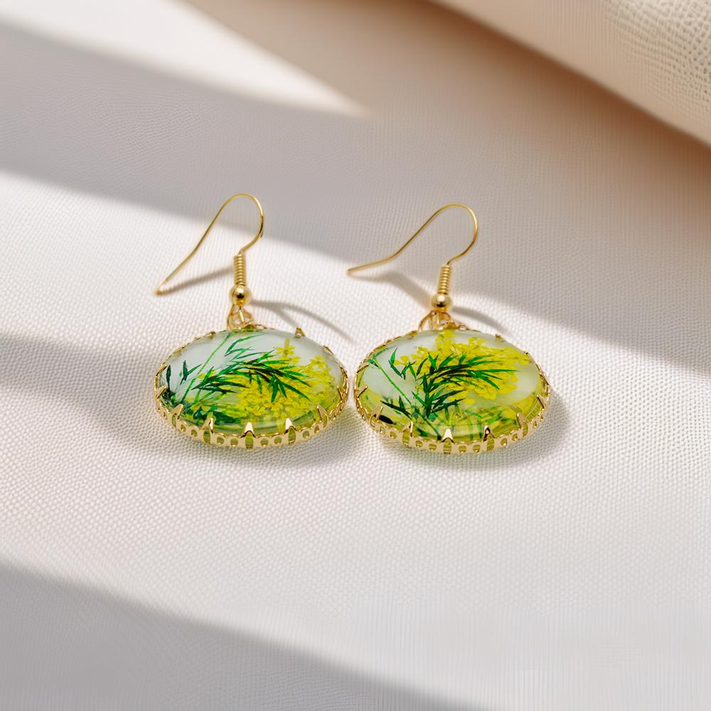 Botanical Resin Earrings