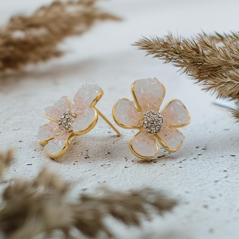 Petal Floral Stud Earrings
