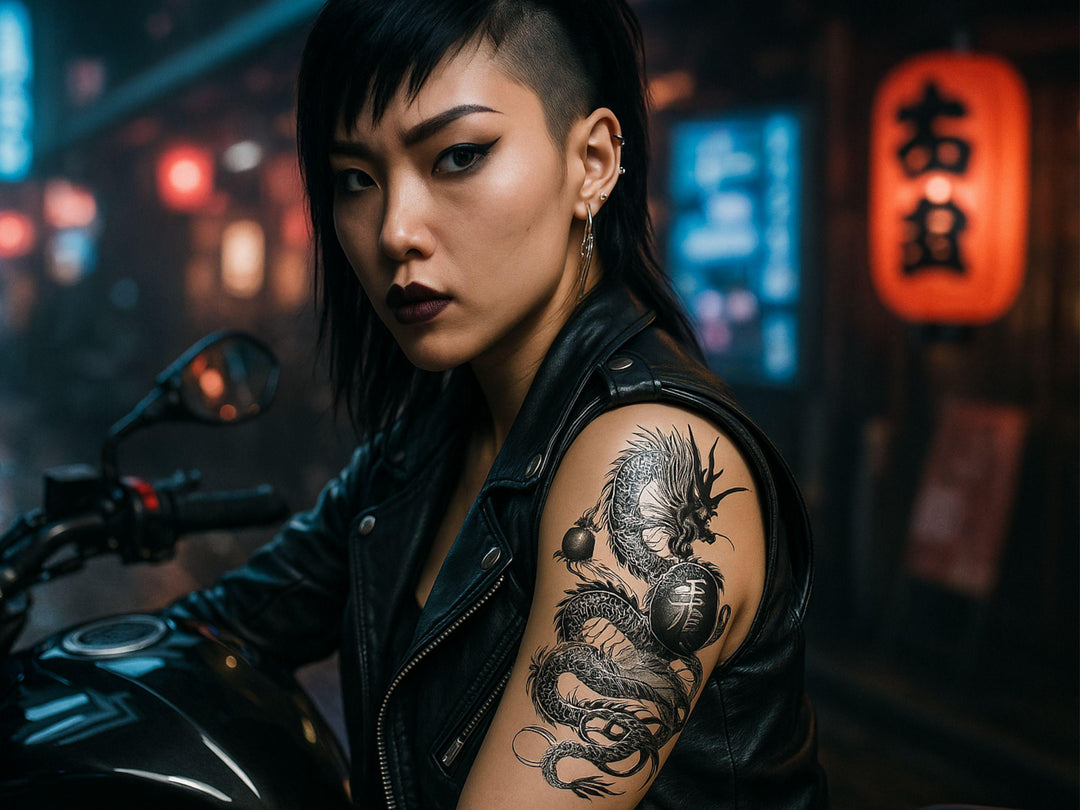 Bold Dragon Tattoo