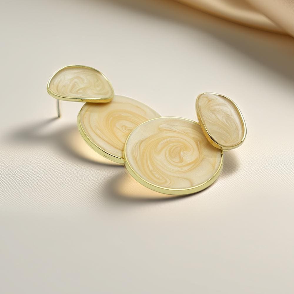 Mint Green Resin Earrings