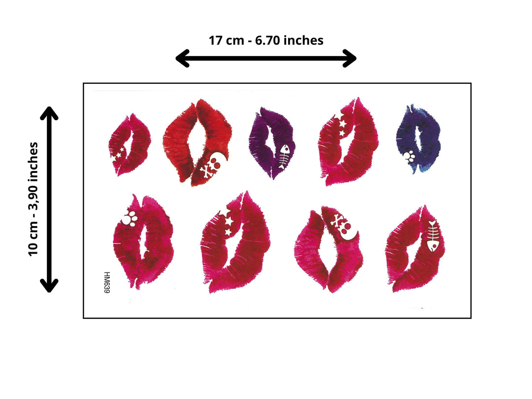 Lip Print Tattoos