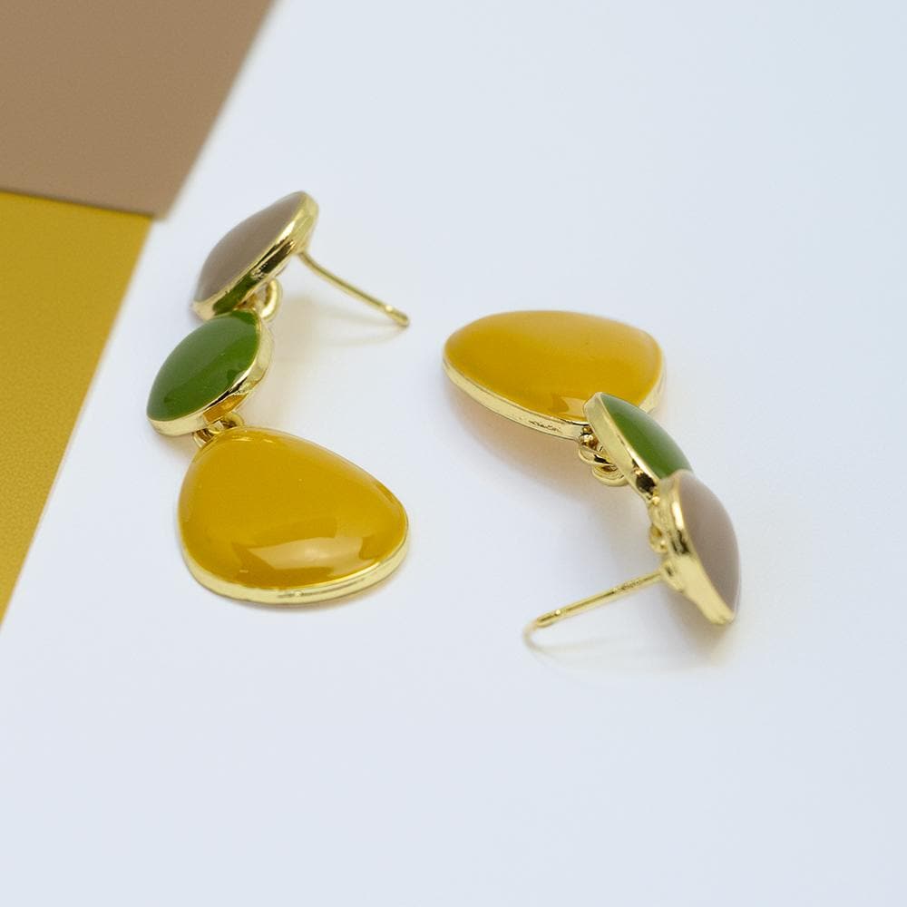 Multicolor Resin Earrings