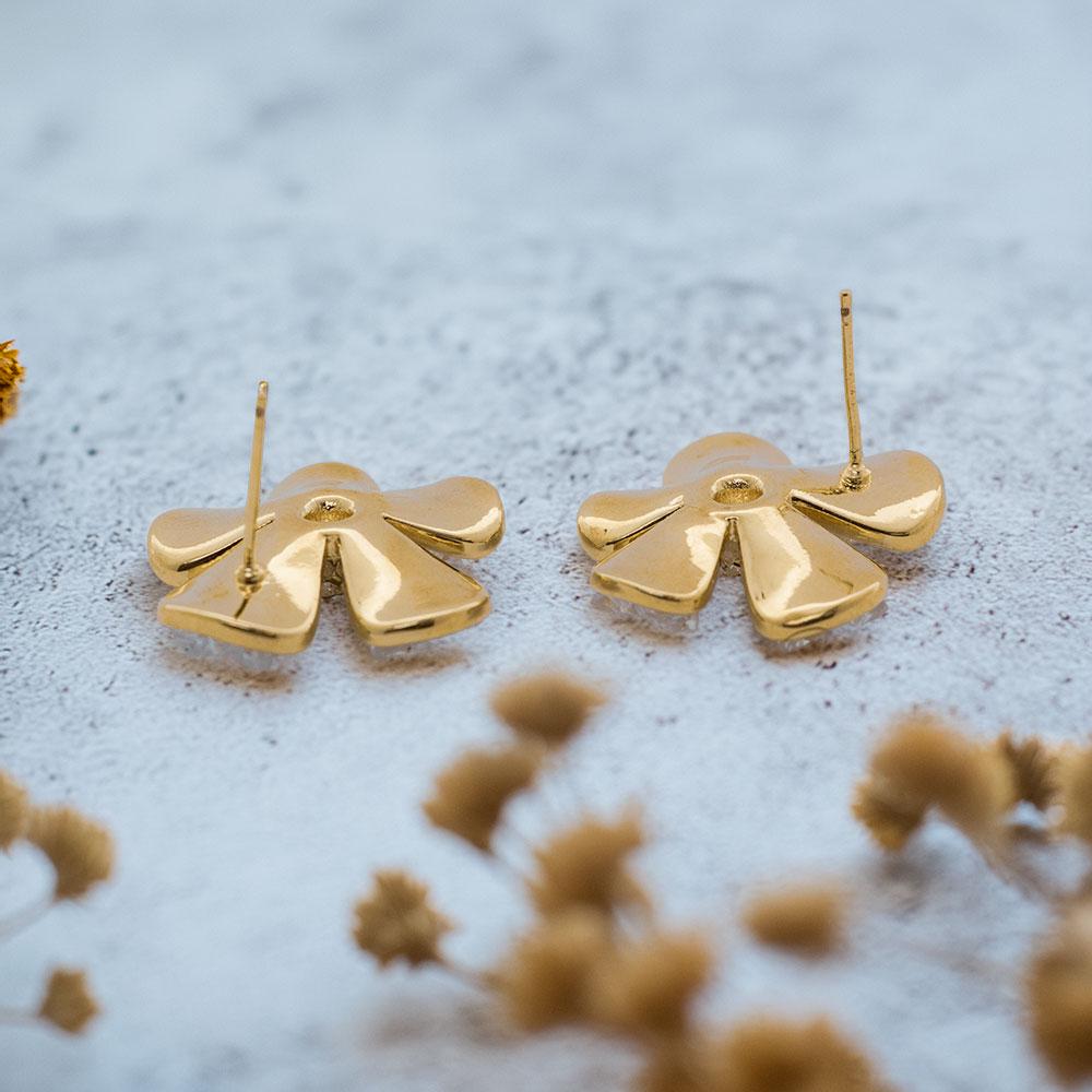 Petal Floral Stud Earrings