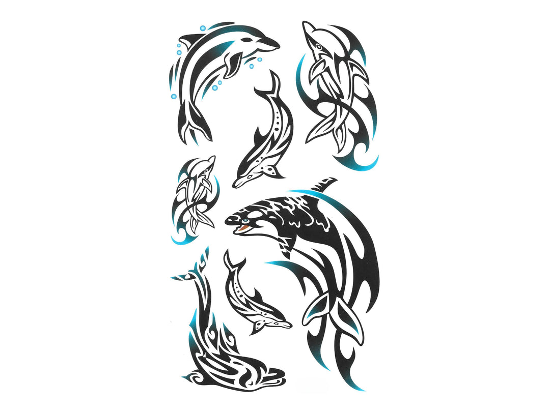 Tribal Dolphin Tattoos