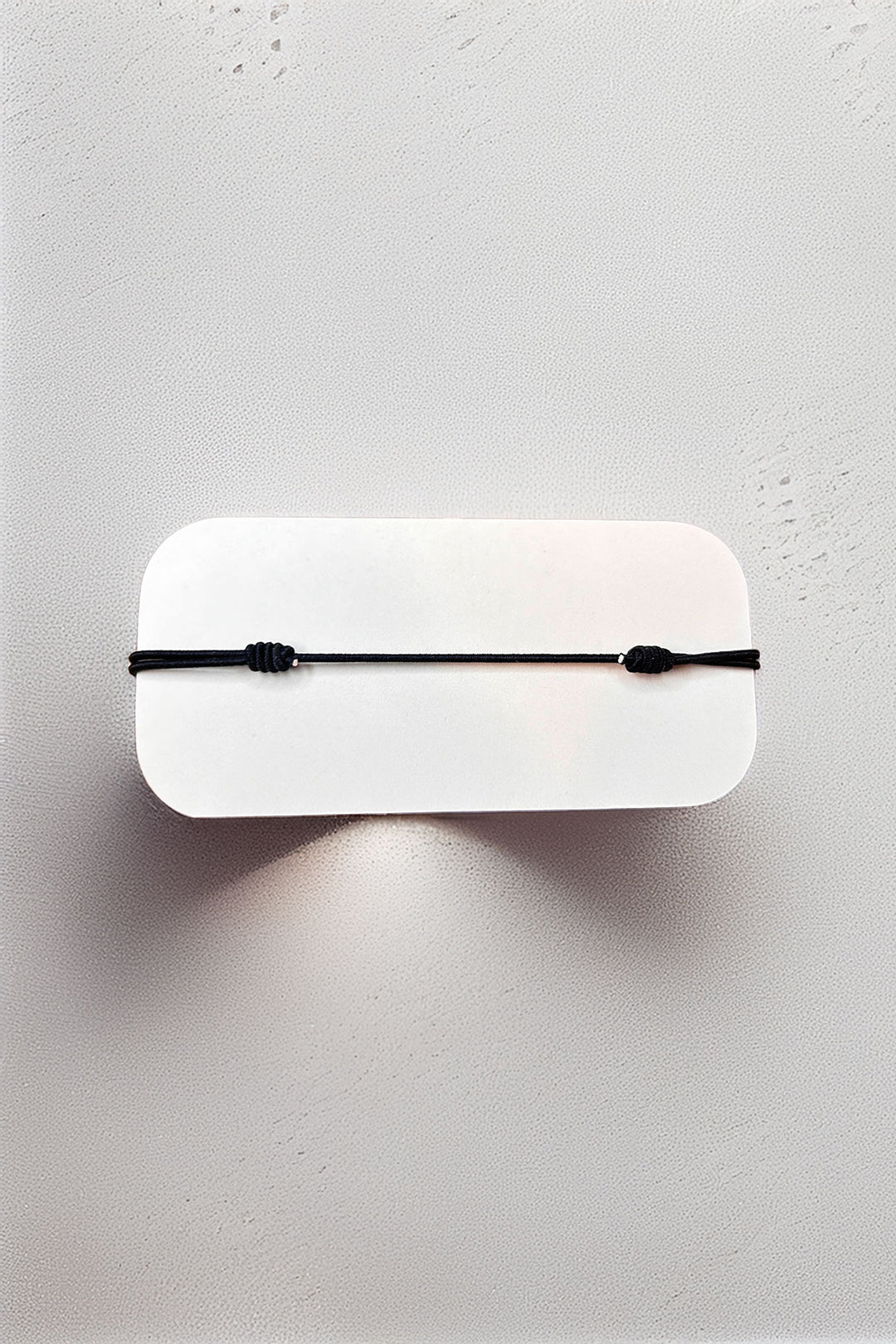 Back view of adjustable bracelet cord