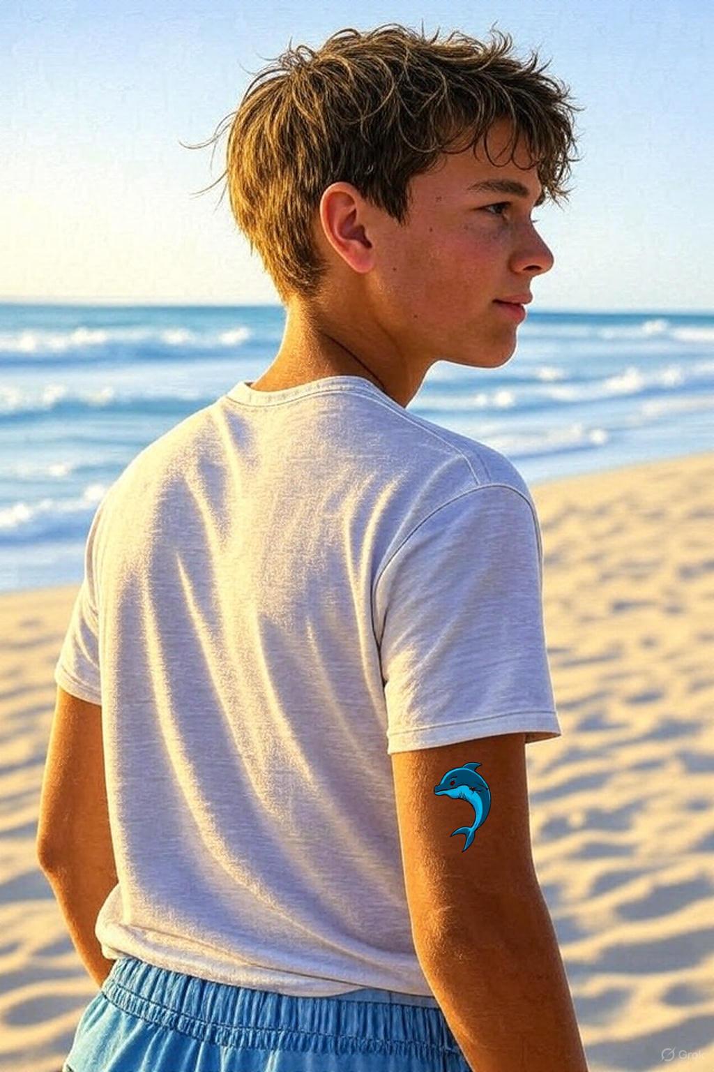 Dolphin & Shark Tribal Tattoos
