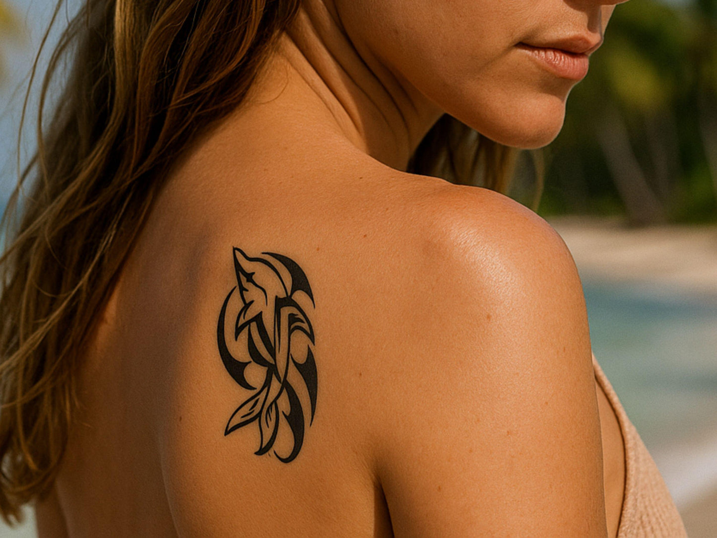 Tribal Dolphin Tattoos