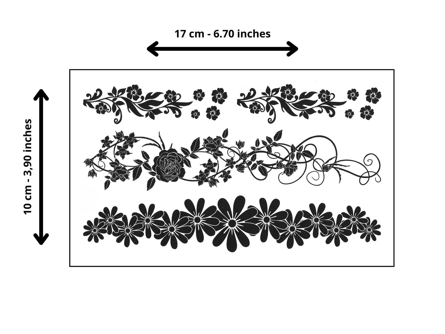 Floral Armband Tattoo