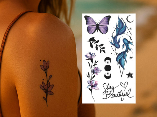 Butterfly Minimalist Tattoo