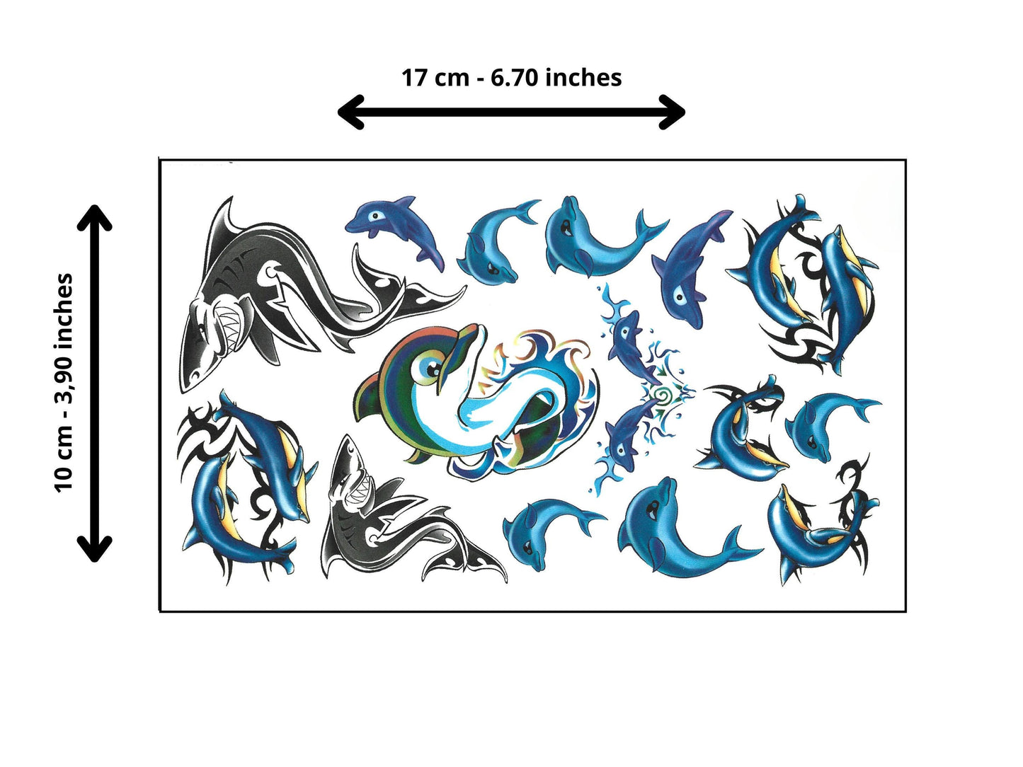Dolphin & Shark Tribal Tattoos