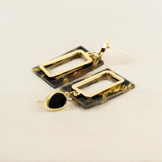 Tortoiseshell style Earrings