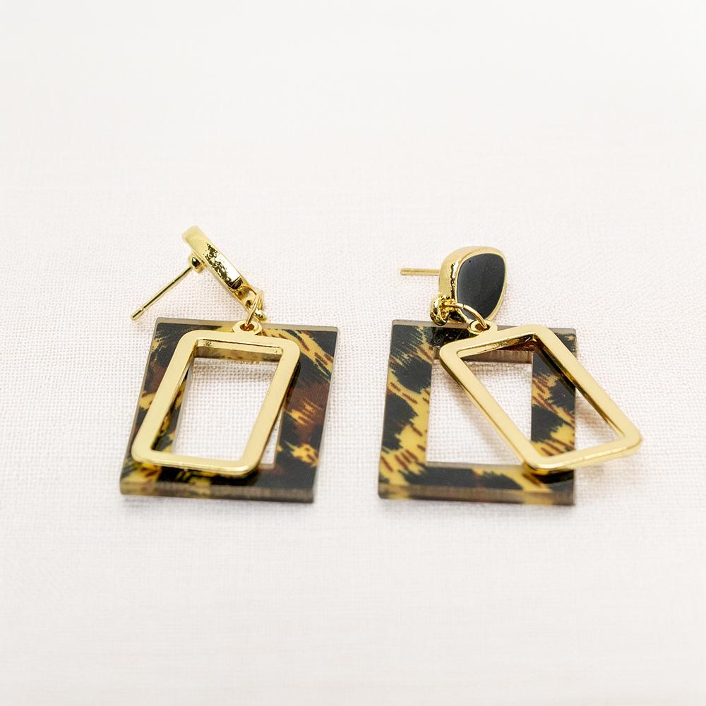 Tortoiseshell style Earrings