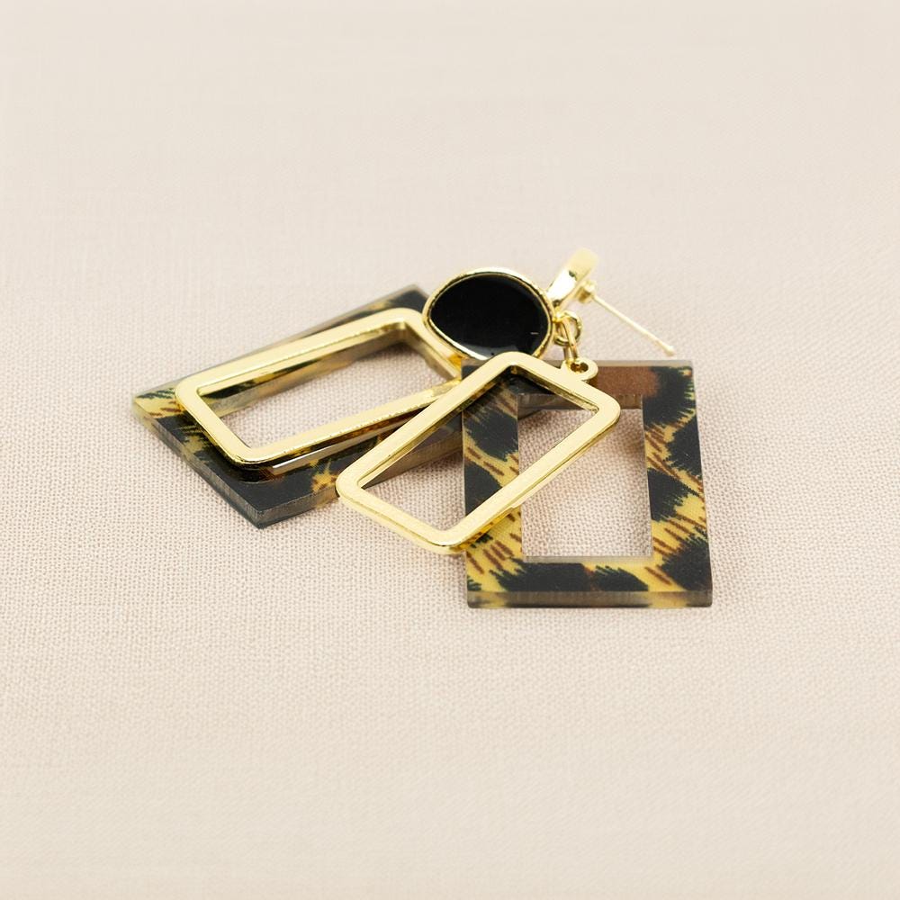 Tortoiseshell style Earrings